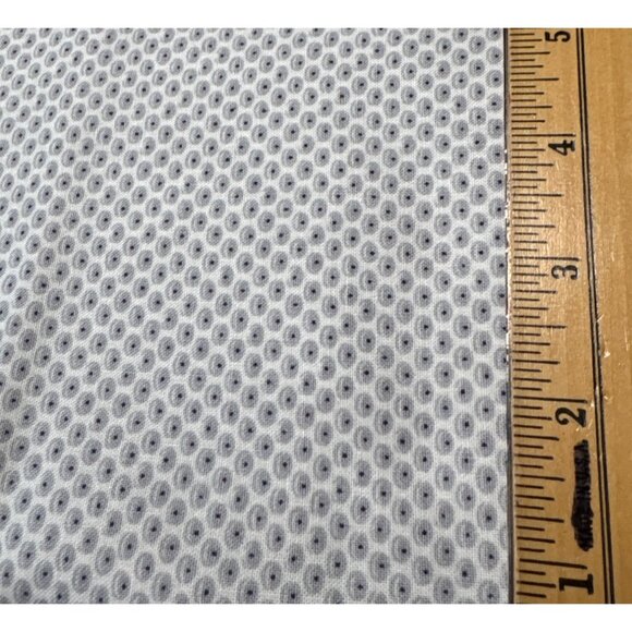 Windham Fabrics Aster Pattern No. 35171 Cotton Fabric 19x44" Gray & Cream Circle - Picture 2 of 5